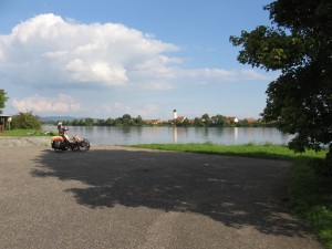 Typical view from a Danube dike