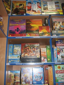 Game store in Györ, Hungary