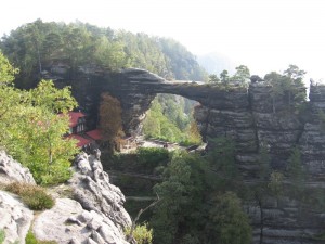 Largest natural stone arch in Europe