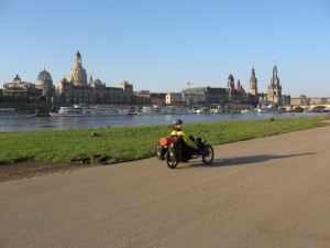 Dresden Old City skyline, from the other side of the Elbe