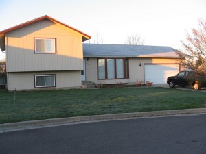 Front of the new house