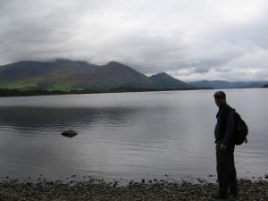 Randy at the top of Lake Bassenthwaite