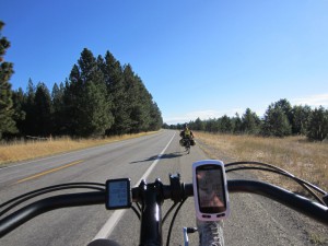 Riding on Rathdrum Highway