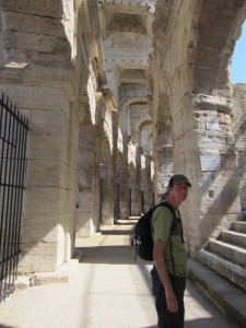 Interior of Roman arena at Arles