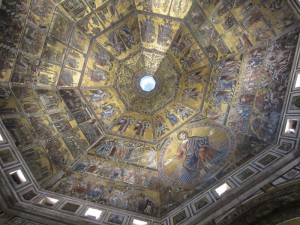 interior of Baptistry, Florence Duomo