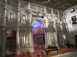 Interior of Teatro Olympico