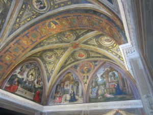 Ceiling in the Vatican museum