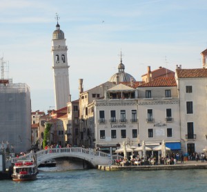 Leaning tower in Venice
