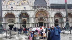 In front of the Basilica San Marco