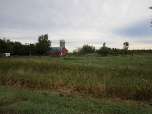 Minnesota barn with silo
