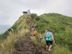 hiking near Kailua, Oahu