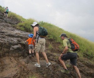 hiking near Kailua, Oahu