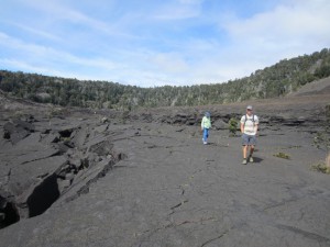 Lava lake in Hawaii Volcanoes National Park