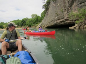 Canoeing on the Buffalo River