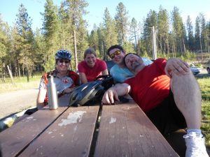 Bike Travel Weekend - At the campground