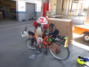 bike packing for Amtrak