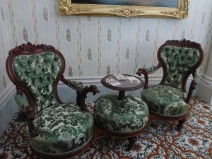 Antique game table