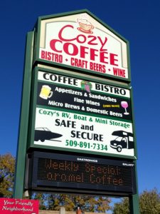 Cozy Coffee sign