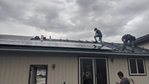 Solar panel installation